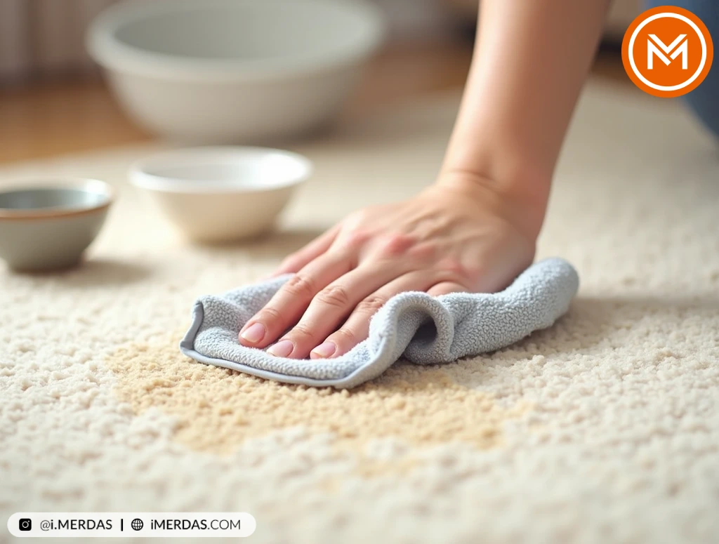 پاک کردن لکه ادرار حیوانات خانگی از روی فرش